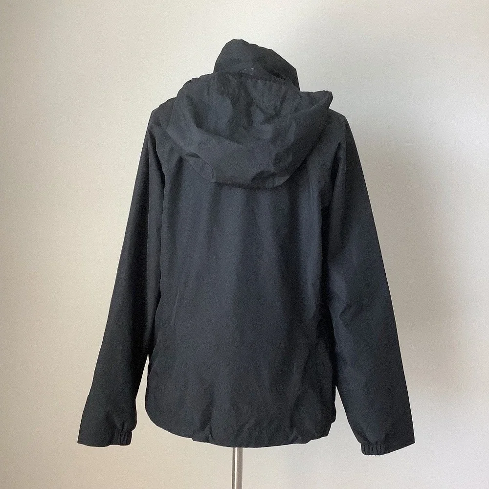 Adidas Women's 3-Stripes Rain Rdy Jacket Black H65759 Flaw: Missing Zipper Pull - Picture 8 of 14